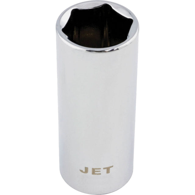 Chrome Socket, 17 mm, 3/8" Drive, 6 Points, Deep