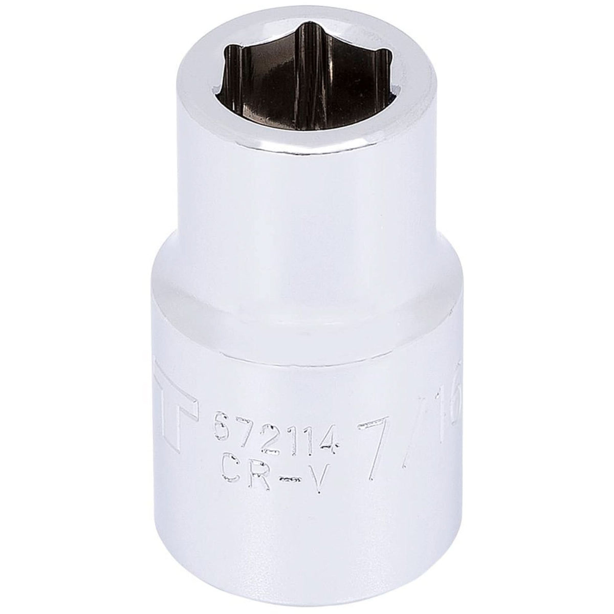 Socket, 7/16", 1/2" Drive, 6 Points