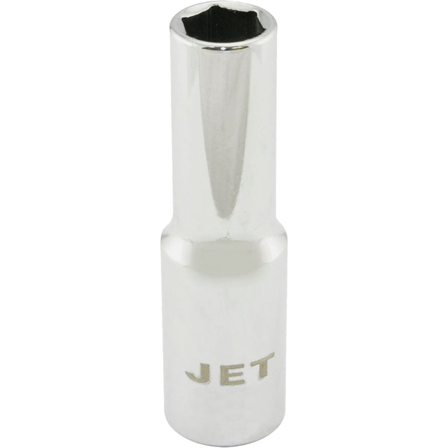 Chrome Socket, 10 mm, 1/2" Drive, 6 Points, Deep