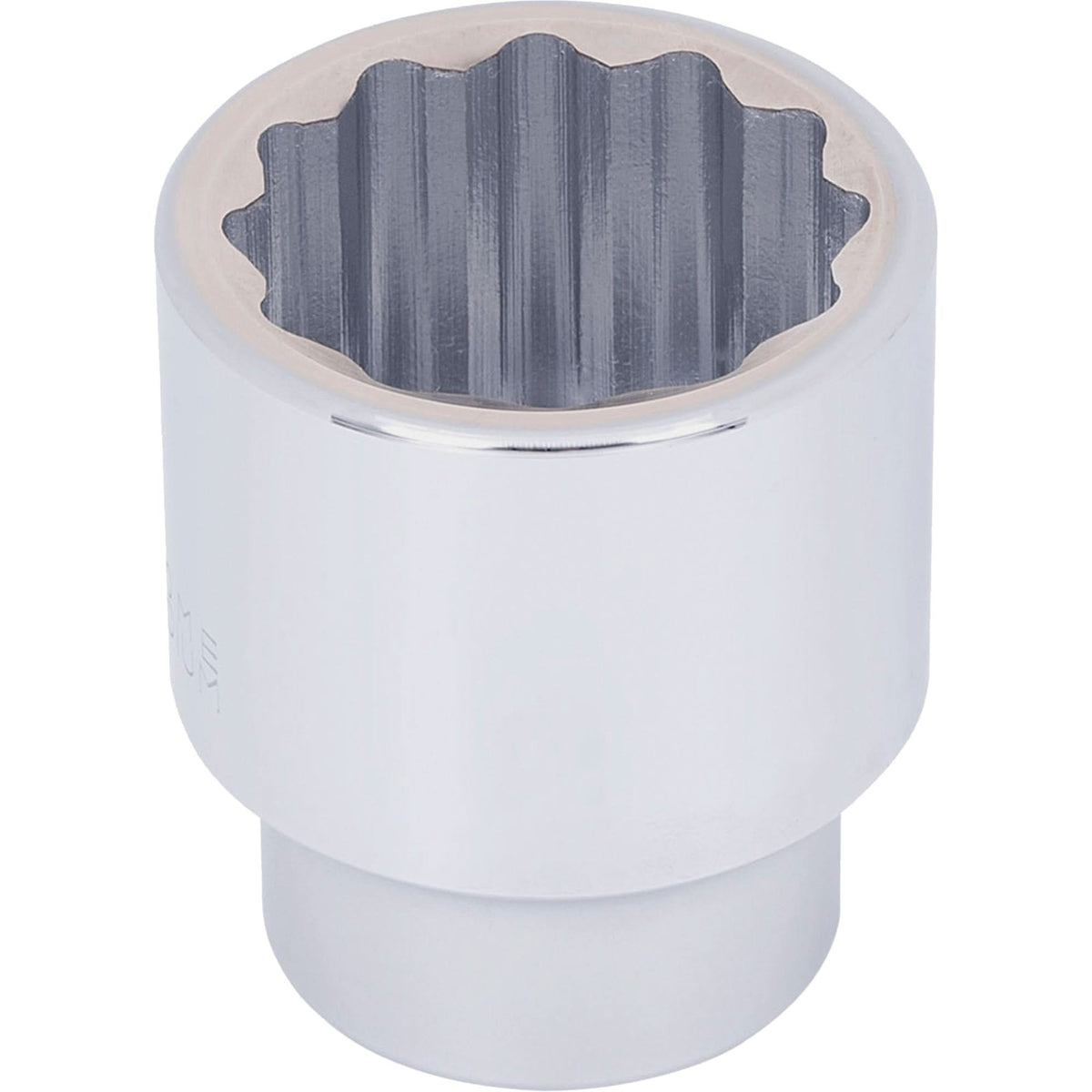 Chrome Socket, 2-3/16", 1" Drive, 12 Points
