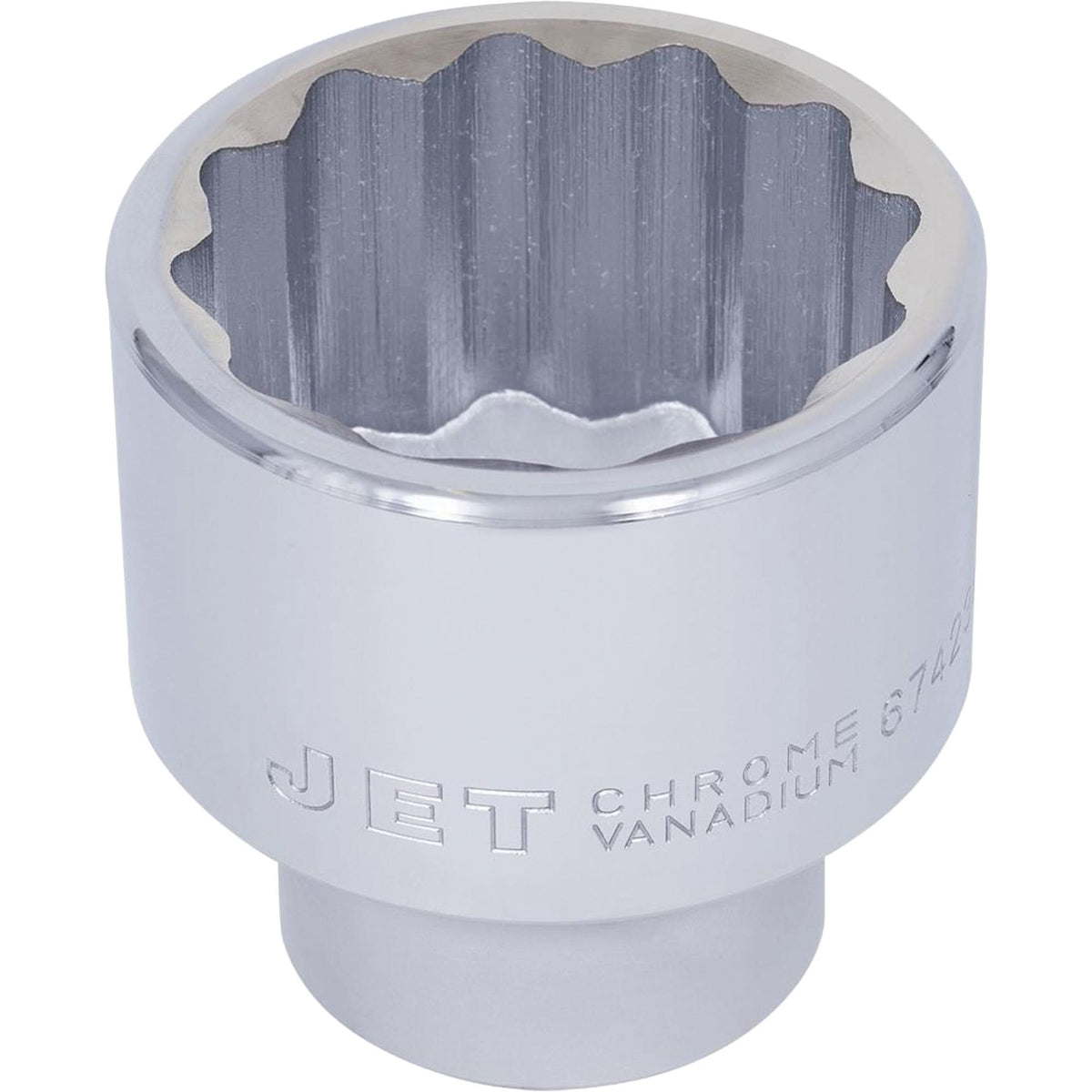Chrome Socket, 2-3/8", 1" Drive, 12 Points