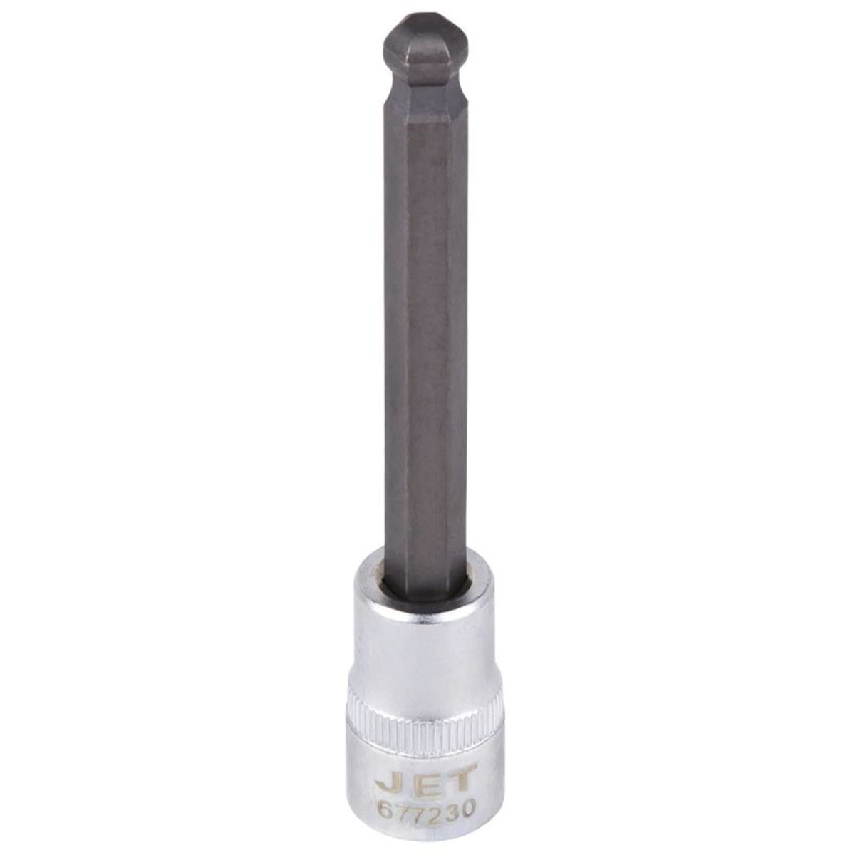 Bit Socket, Hex Ball, 3/8" x 4" L, 3/8" Drive