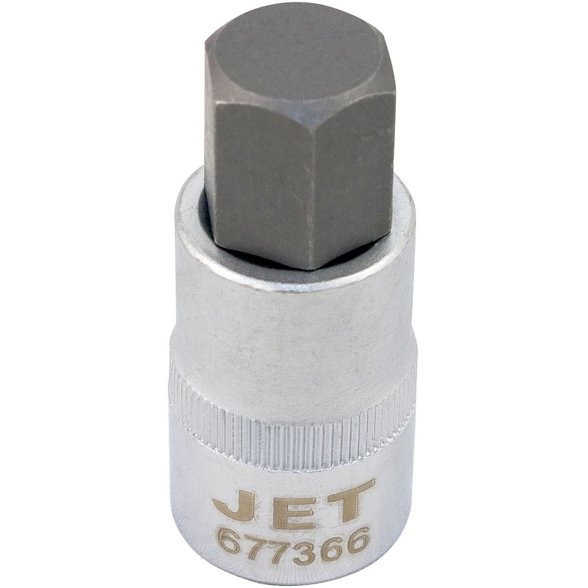 Bit Socket, Hex, 16 mm x 2" L, 1/2" Drive