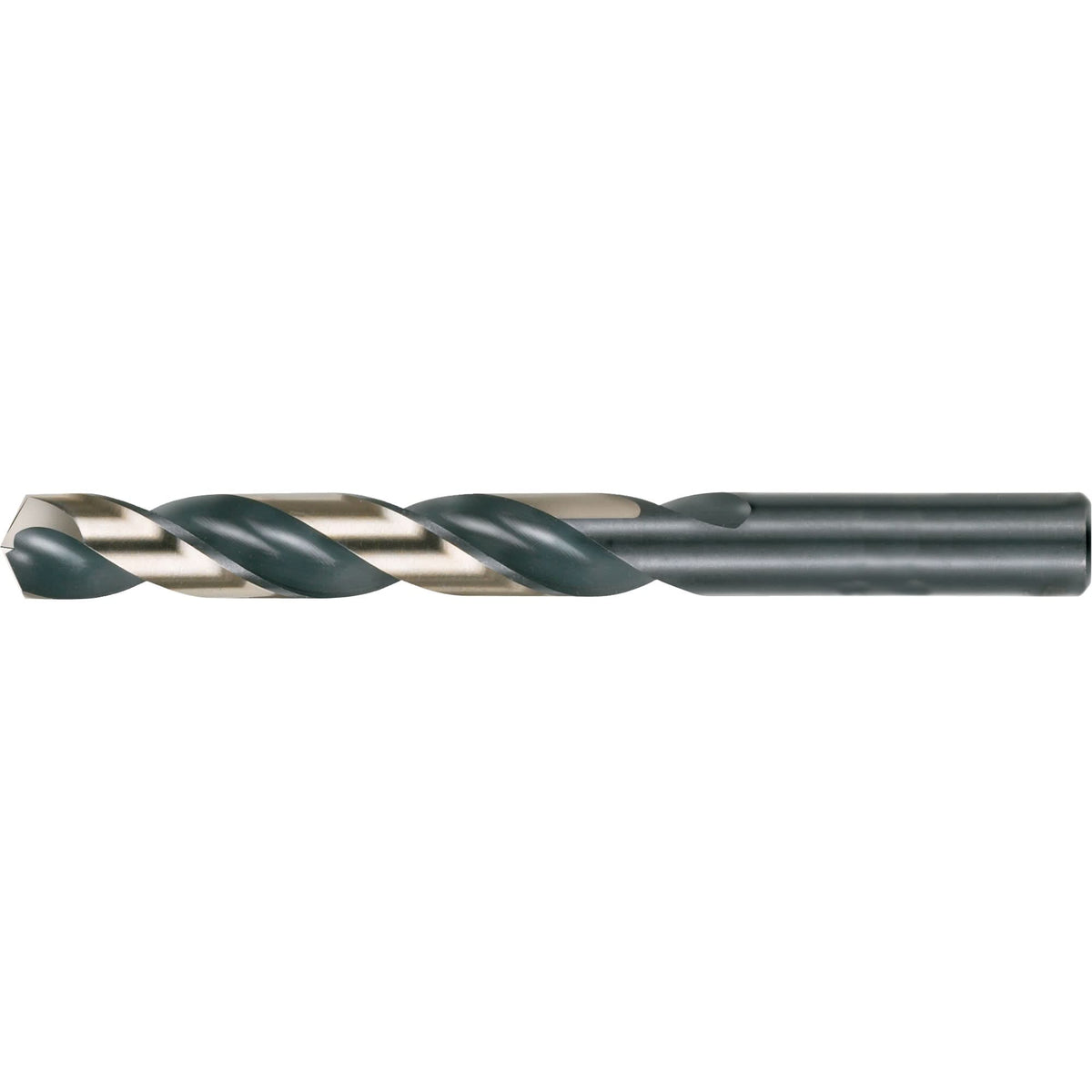 Split Point Jobber Drill Bit, High Speed Steel, 1/2", 6" L, 4-1/2" Flute, 135° Point Angle