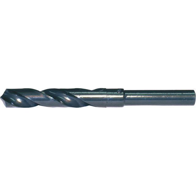 1/2" Reduced Shank Drill Bit, 13 mm, High Speed Steel, 3-1/8" Flute, 118° Point