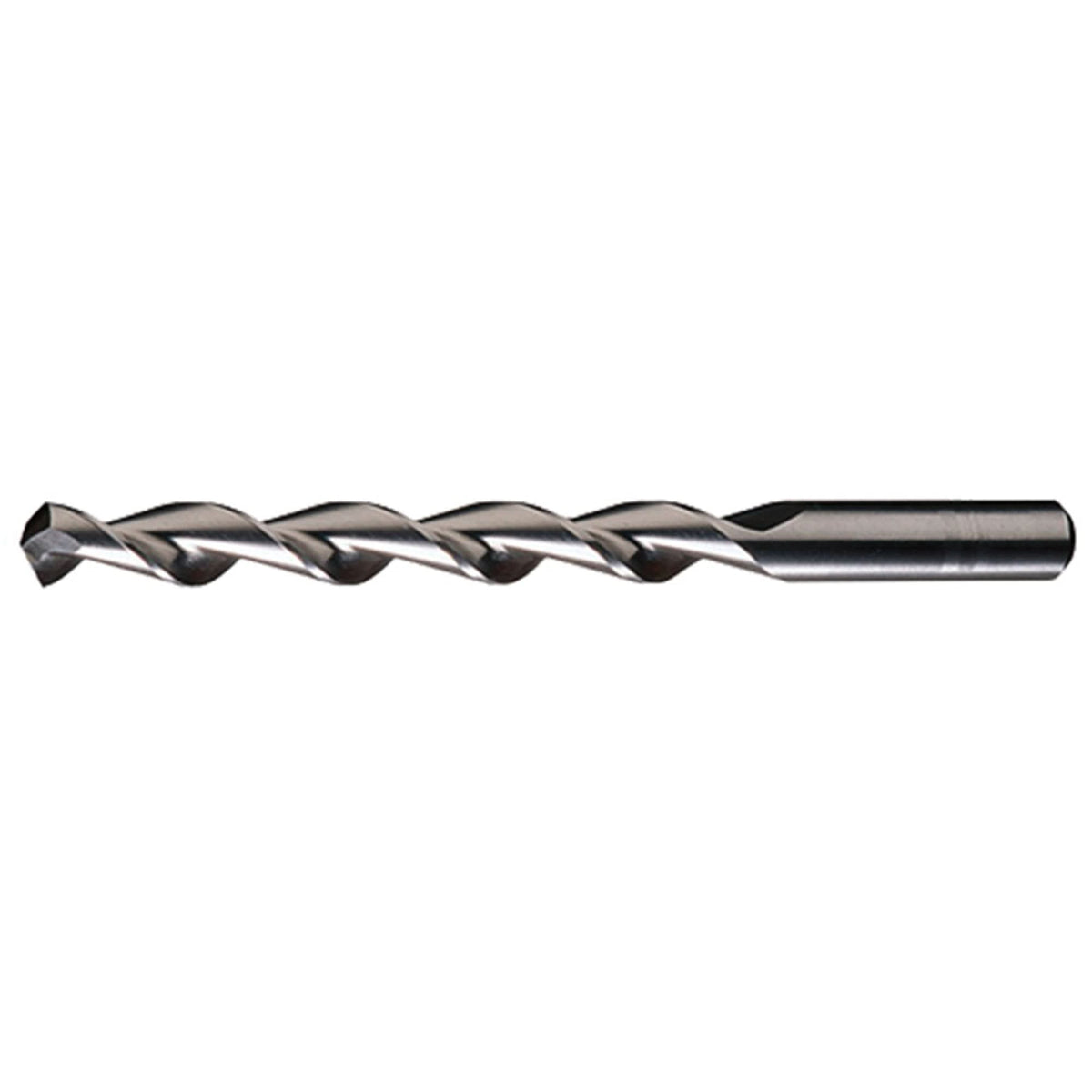 Parabolic Flute Jobber Length Drill Bits, High Speed Steel, 1/8", 2-3/4" L, 1-5/8" Flute, 118° Point Angle