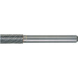 Solid Carbide Burrs - Cylinder Shape with End Cut, SB-6, 3/5" Dia., 1/4" Shank, 25.4 mm Depth of Cut