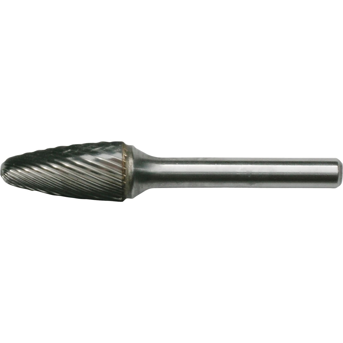 Solid Carbide Burrs - Tree Shape with Ball Nose, SF-41, 1/8" Dia., 1/4" Depth of Cut