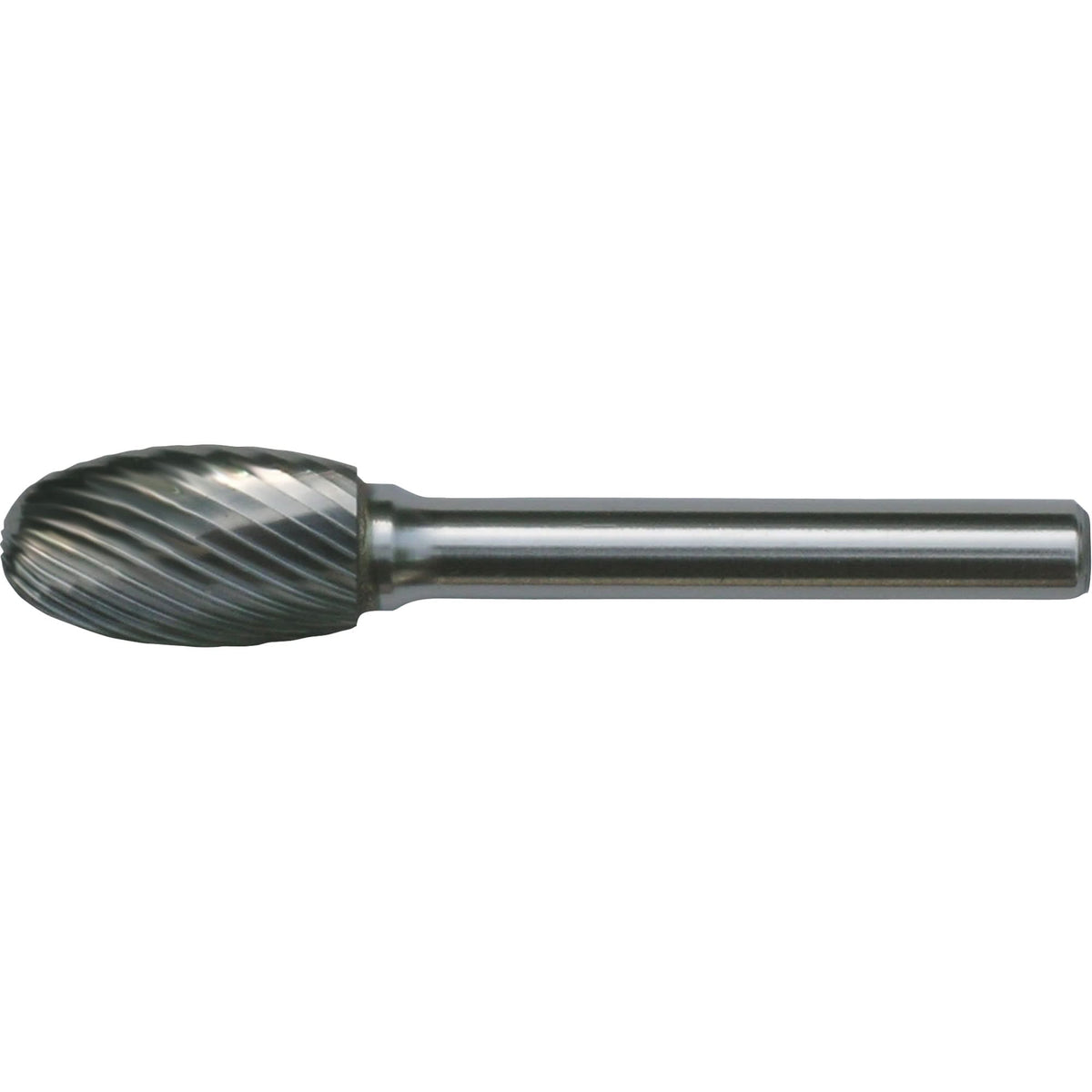 Solid Carbide Burrs - Oval Shape, SE-6, 5/8" Dia., 1/4" Shank, 1" Depth of Cut