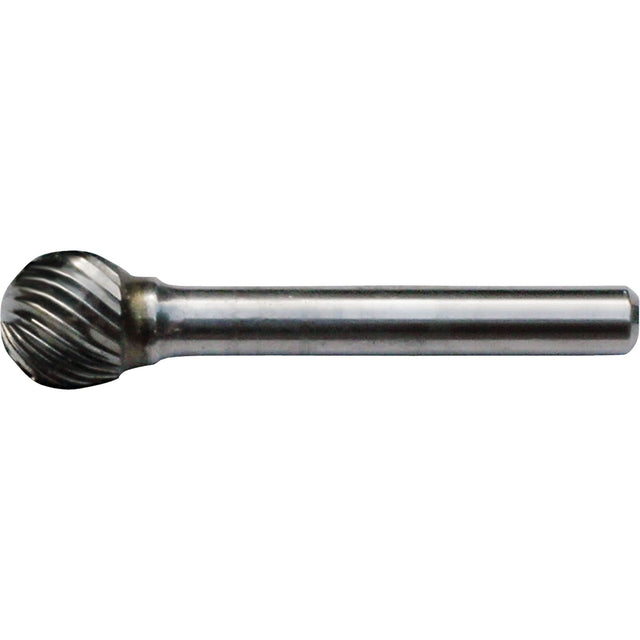 Solid Carbide Burrs - Ball Shape, 3/8" Dia., 1/4" Shank