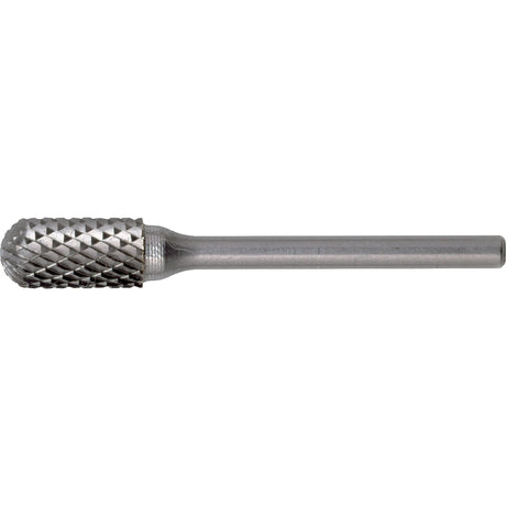 Solid Carbide Burrs - Cylinder Shape with Ball Nose, SC-42, 1/8" Dia., 9/16" Depth of Cut