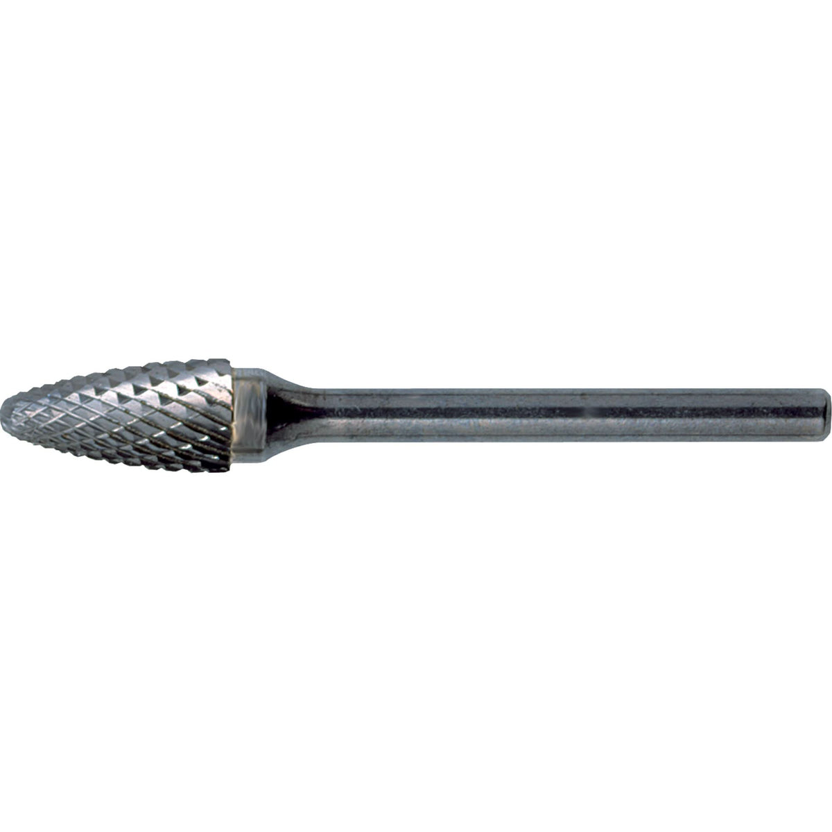 Solid Carbide Burrs - Tree Shape with Ball Nose, SF-1, 1/4" Dia., 5/8" Depth of Cut