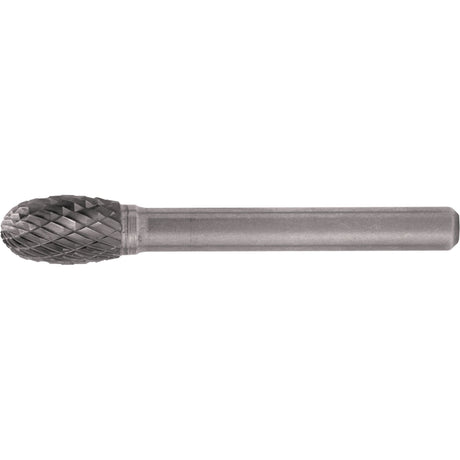 Solid Carbide Burrs - Oval Shape, SE-7, 3/4" Dia., 1/4" Shank, 1" Depth of Cut