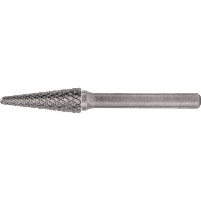 Solid Carbide Burrs - Taper Shape Radius End 14°