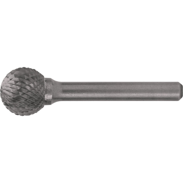 Solid Carbide Burrs - Ball Shape, 3/16" Dia., 1/4" Shank