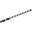 Bright Finish Chucking Reamers, 1.375", Spiral Flute, High Speed Steel, Straight Shank