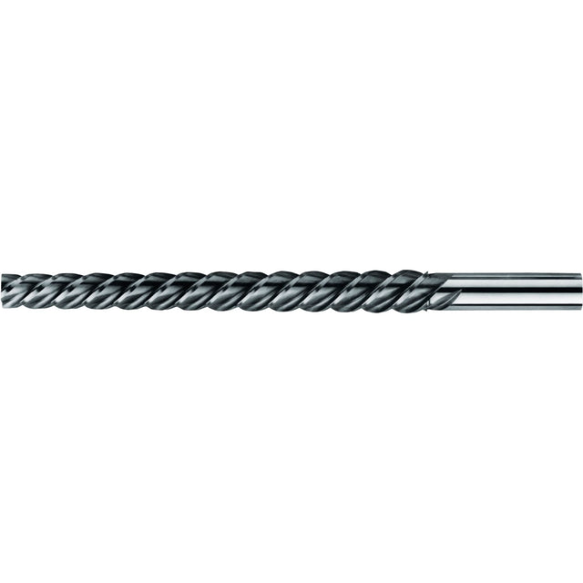 High Spiral Spirex® Taper Pin Reamer, #3 Drill, #3/O Reamer, Spiral Flute, High Speed Steel, Taper Shank