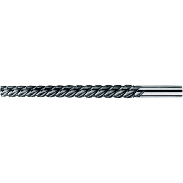 High Spiral Spirex® Taper Pin Reamer, #5 Drill, #5 Reamer, Spiral Flute, High Speed Steel, Taper Shank