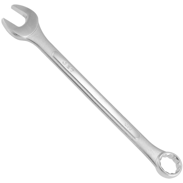 Long Pattern Fully Polished Combination Wrench, 14 mm, Chrome Finish