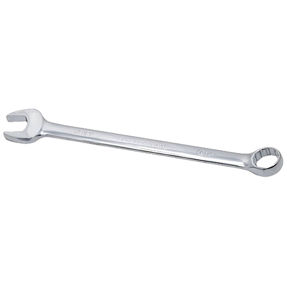 Long Pattern Fully Polished Combination Wrench, 7/16", Chrome Finish