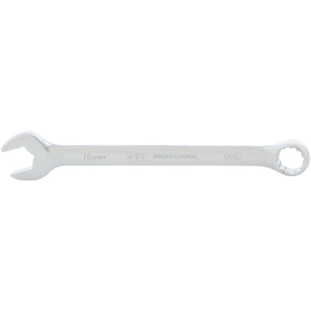 Long Pattern Fully Polished Combination Wrench, 8 mm, Chrome Finish