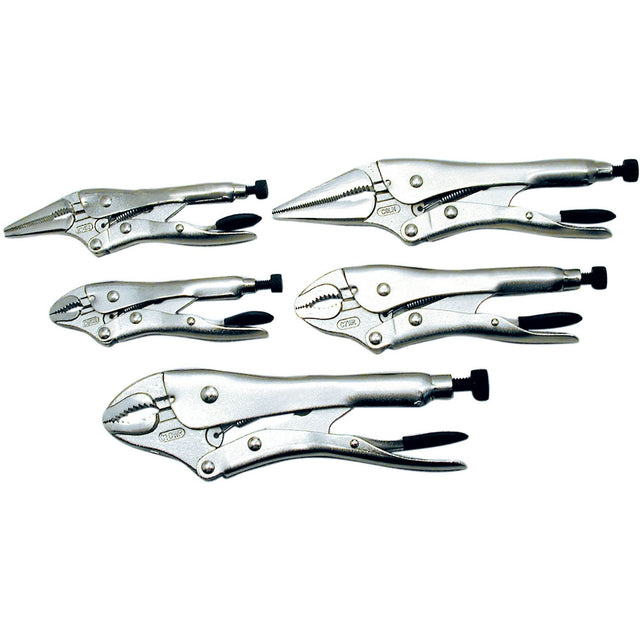 LPS-5 Super Heavy-Duty Locking Pliers Se, 5 Pieces