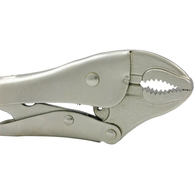 J10WR Super Heavy-Duty  Locking Pliers with Cutter, 10" Length, Curved Jaw