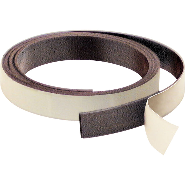 Magnetic Strips, 200' L x 1" W, 1/32" Thickness, Strength of 4 lbs. per Lin. Ft.