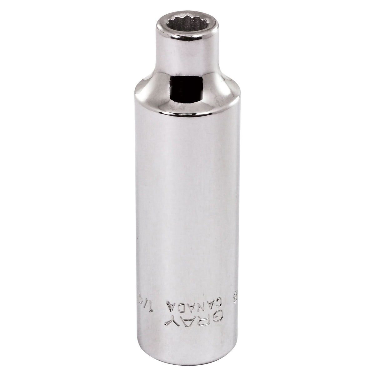 Socket, 1", 3/8" Drive, 12 Points, Deep