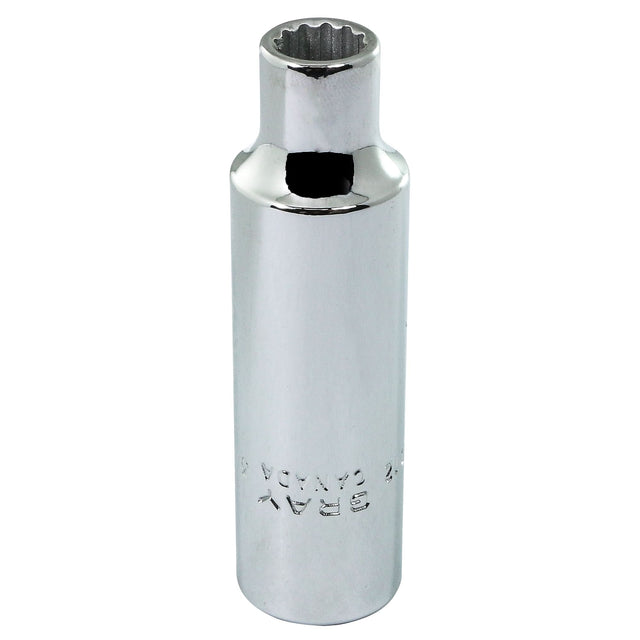 Socket, 1-1/4", 1/2" Drive, 12 Points, Deep