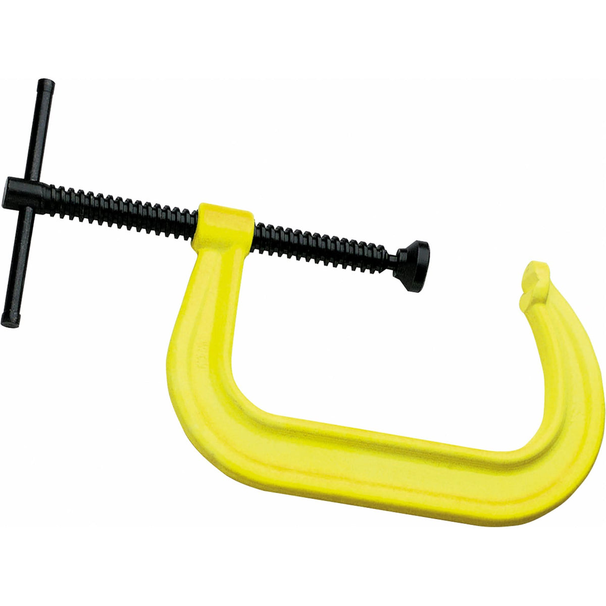 Hi-Vis Safety C-Clamp, 6-1/16" (154 mm) Capacity, 4-1/8" (105 mm) Throat Depth