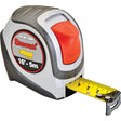 High Visibility Orange Tape Measure, 1" x 16'/5 m, 1/16" Graduations