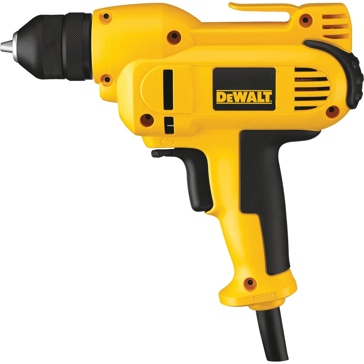 VSR Mid-Handle Drill, 3/8" Chuck, 8 A, 120 V, 0-2500 RPM, Keyless Chuck