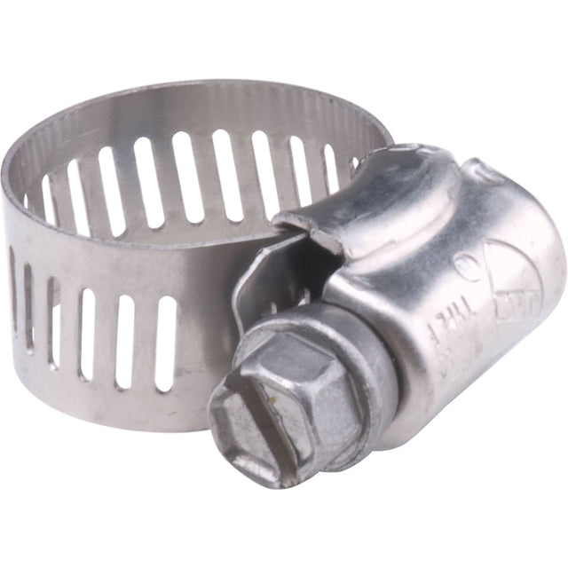 Hose Clamps - Stainless Steel Band & Screw, Min Dia. 2-1/8", Max Dia. 4"