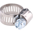 Hose Clamps - Stainless Steel Band & Zinc Plated Screw, Min Dia. 8-3/4", Max Dia. 10-3/4"
