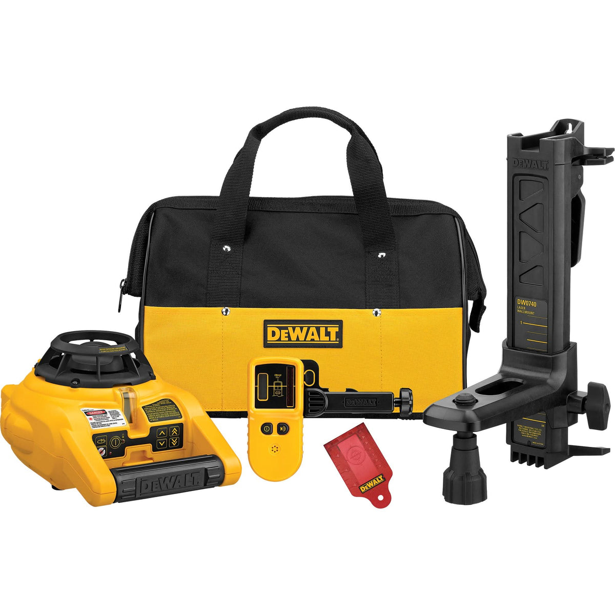 Interior and Exterior Rotary Laser Level Kit, 150' (45 m), 635 Nm