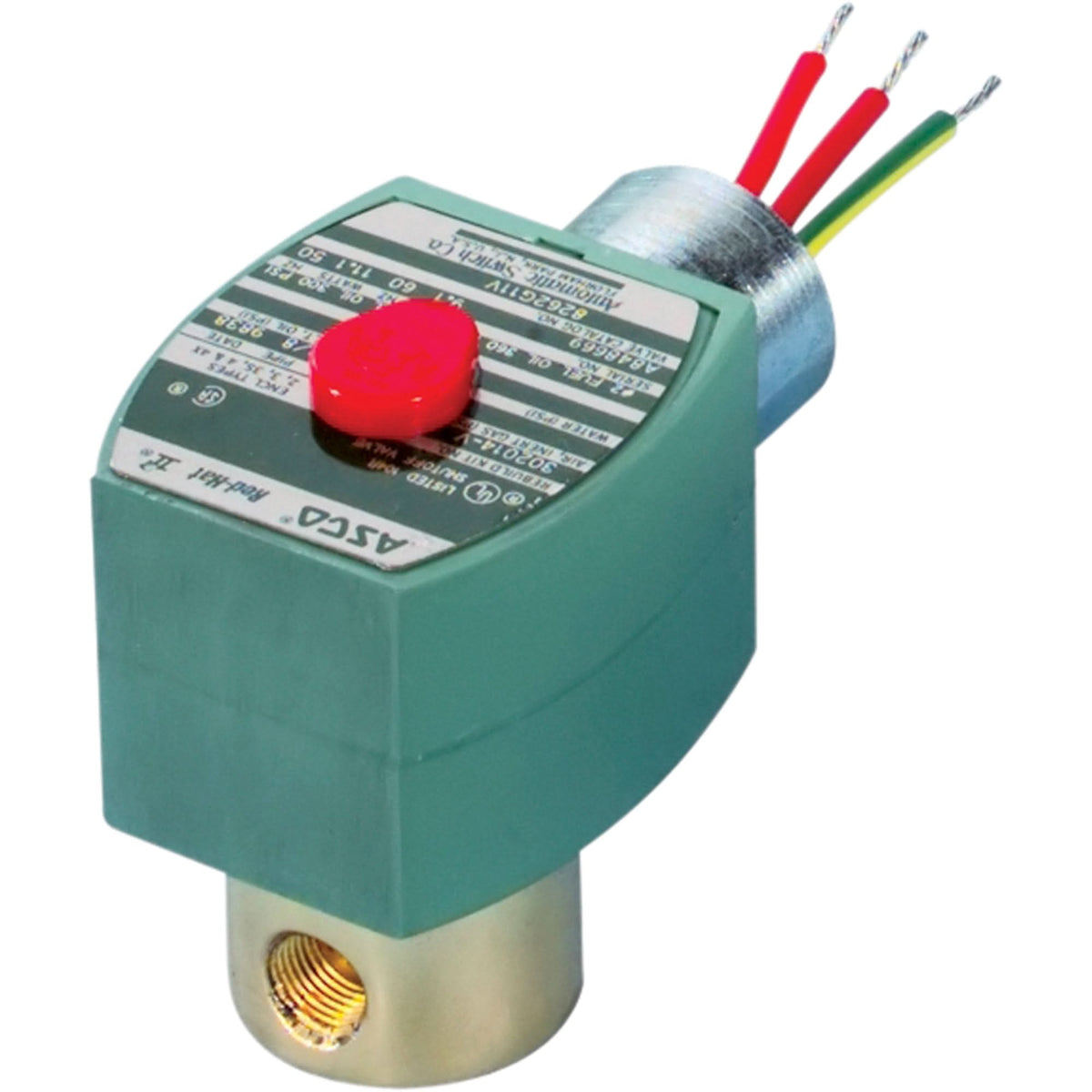 2-Way Direct Acting Solenoid Valves, 1/8" Pipe, 530 PSI