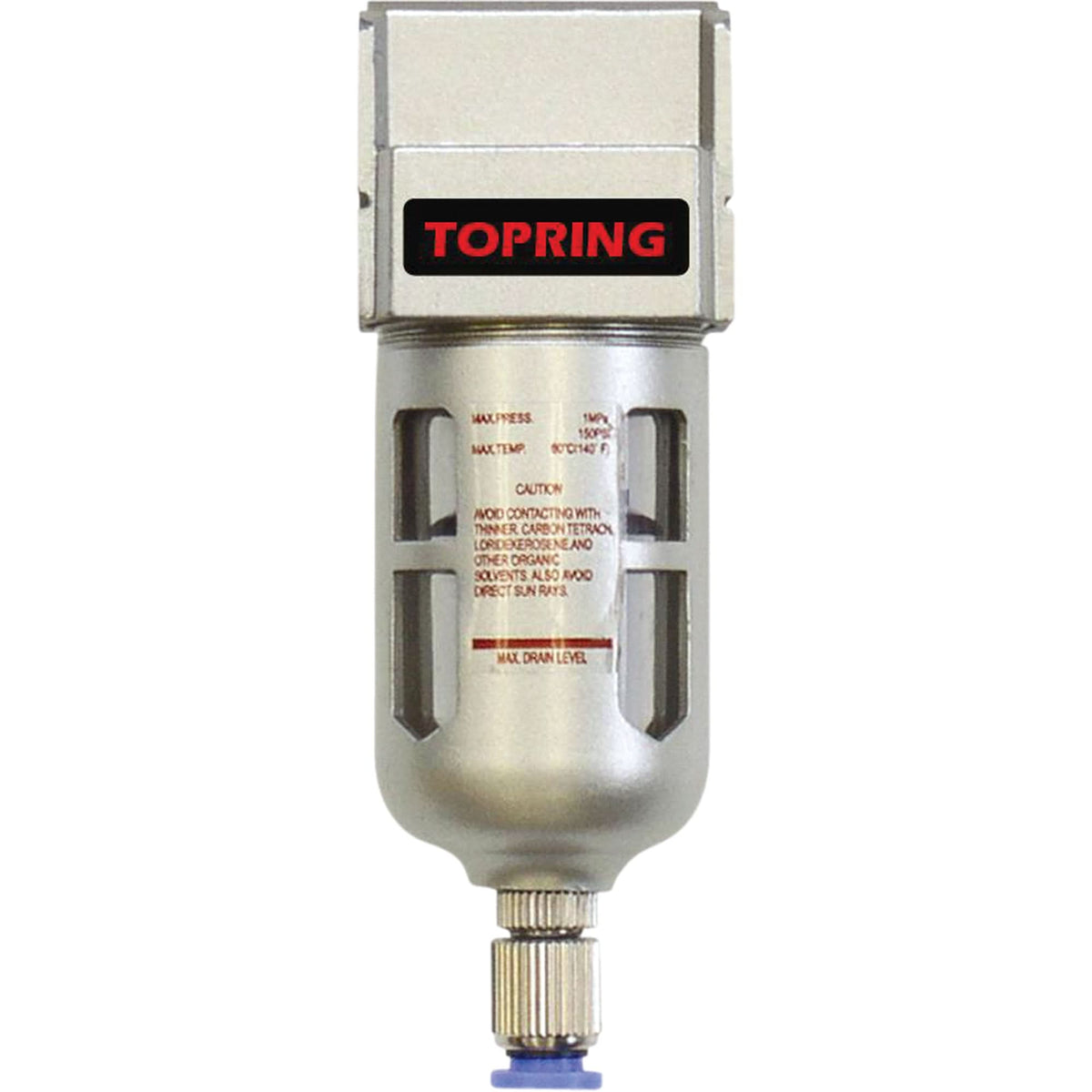 Filters, Modular, 1/4" NPT, Semi-Automatic Drain, For Water