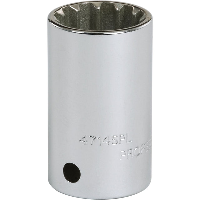 Socket, 14 mm, 1/4" Drive, 6 Points