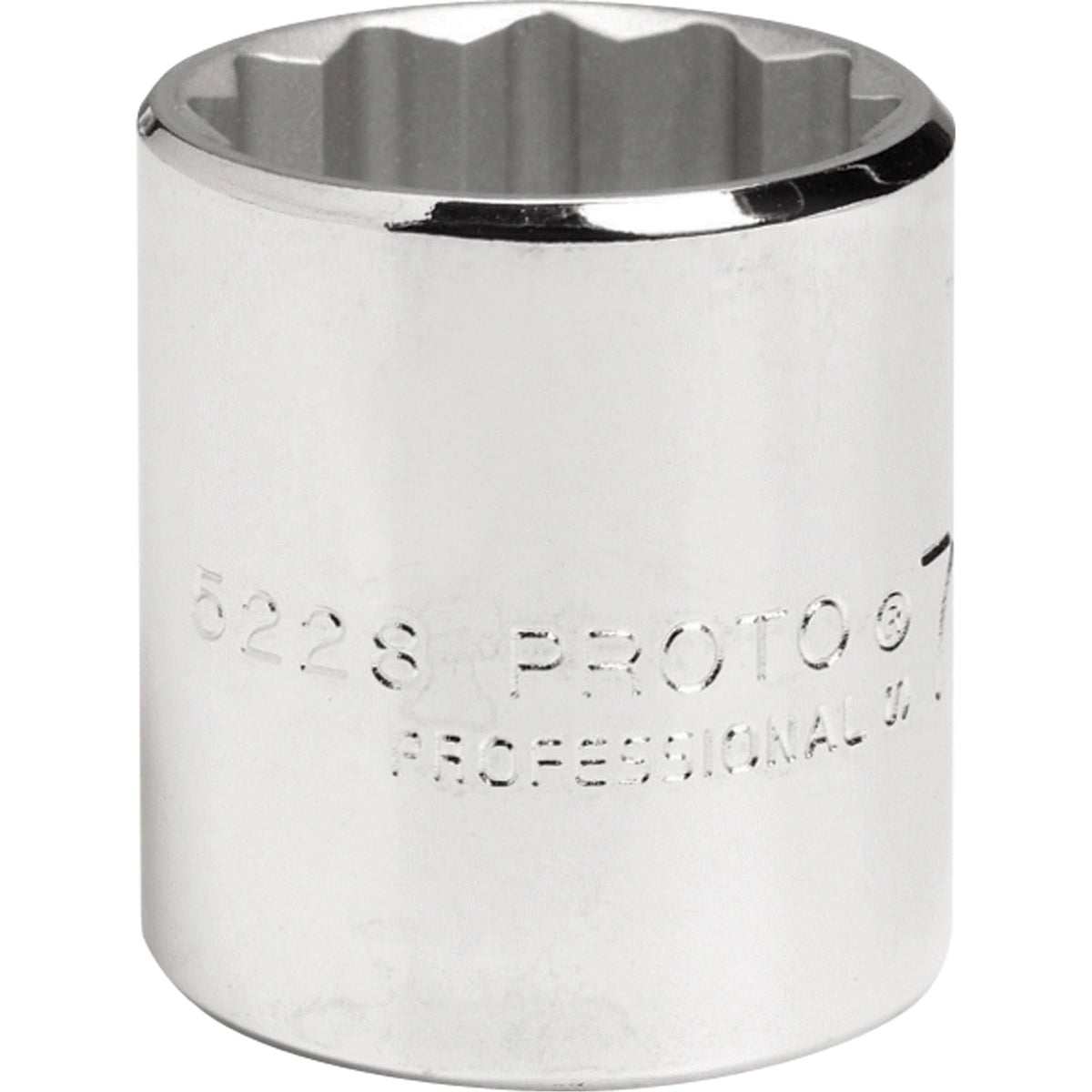 SAE Socket, 7/16", 3/8" Drive, 12 Points
