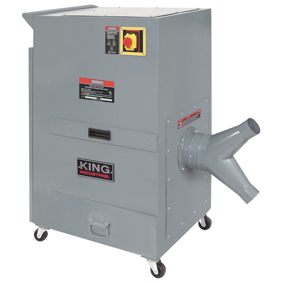 Metal Dust Collector, 40-1/4" x 22-1/2" x 43-3/4"