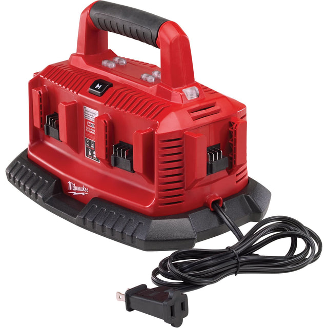 M18™ Six Pack Sequential Charger, 18 V, Lithium-Ion