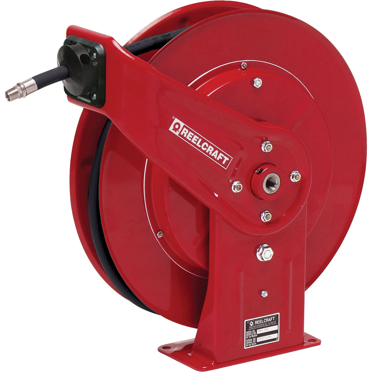 Hose Reels, Greases, 3/8" x 50', Single Hose, 4800 PSI