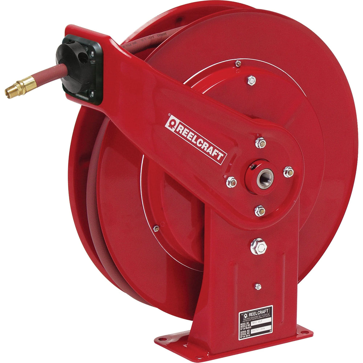 Hose Reels, Air/Water, 3/4" x 25', Single Hose, 250 PSI