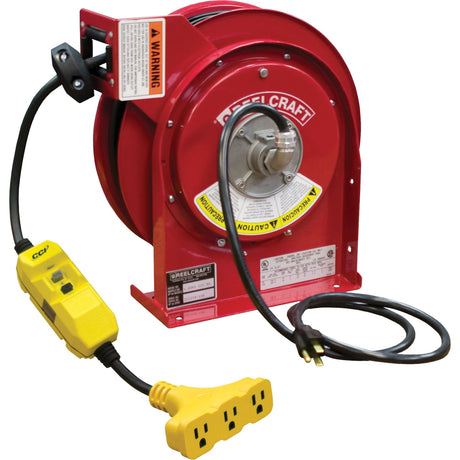 Cord Reels, 45', SJEOOW, 12 Gauge, 15 A