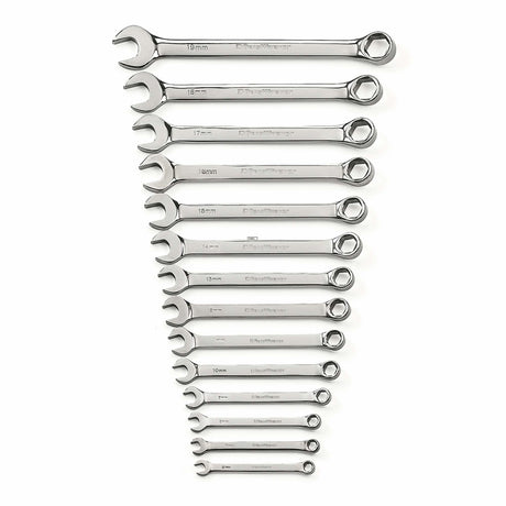 6-Point Wrench Set, Combination, 14 Pieces, Metric