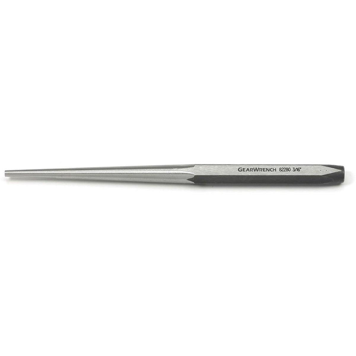 Long Taper Pin Punch, 5/32" Dia. x 8-1/2" L