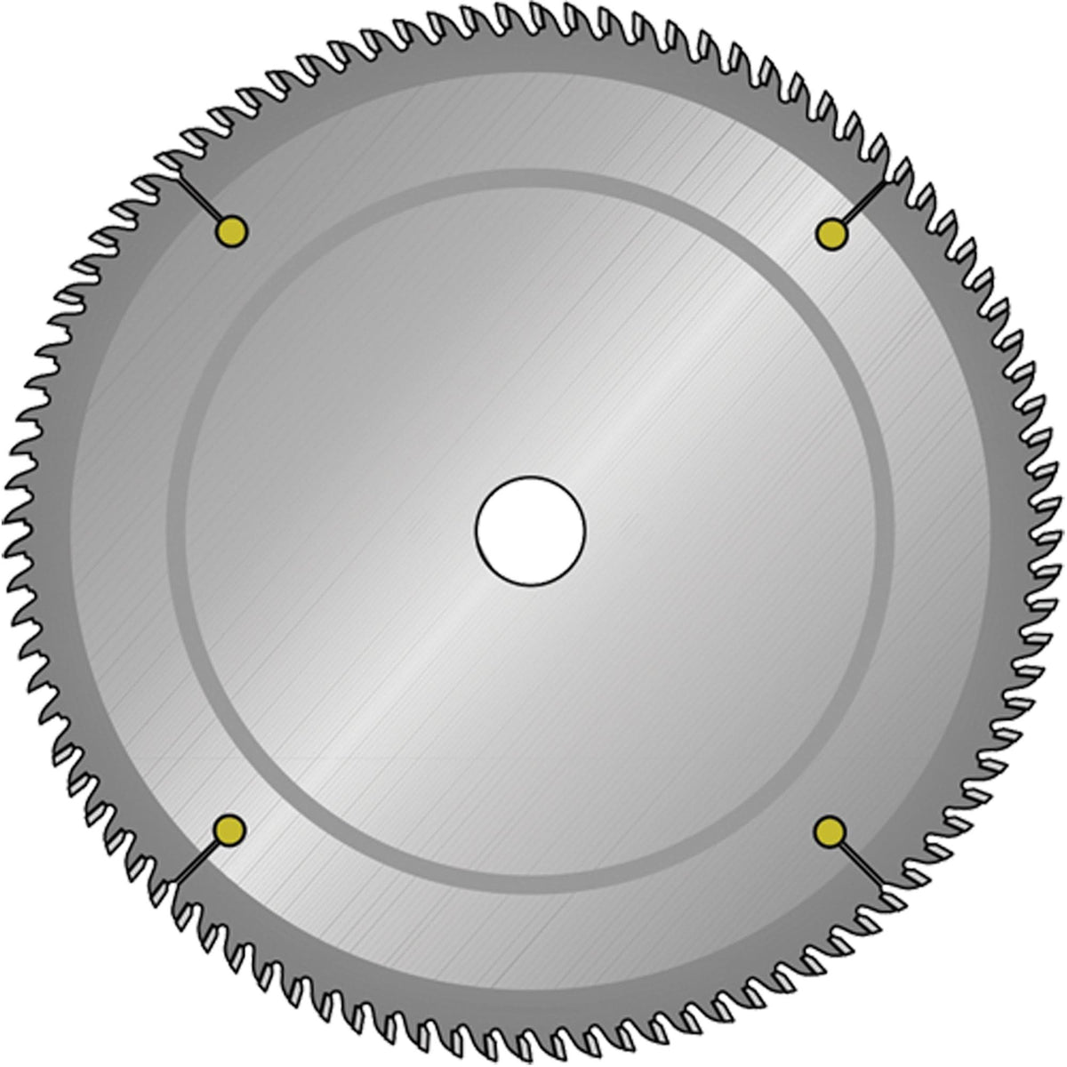 Industrial Saw Blade - Mitre Crosscut, 10", 72 Teeth, Wood Use