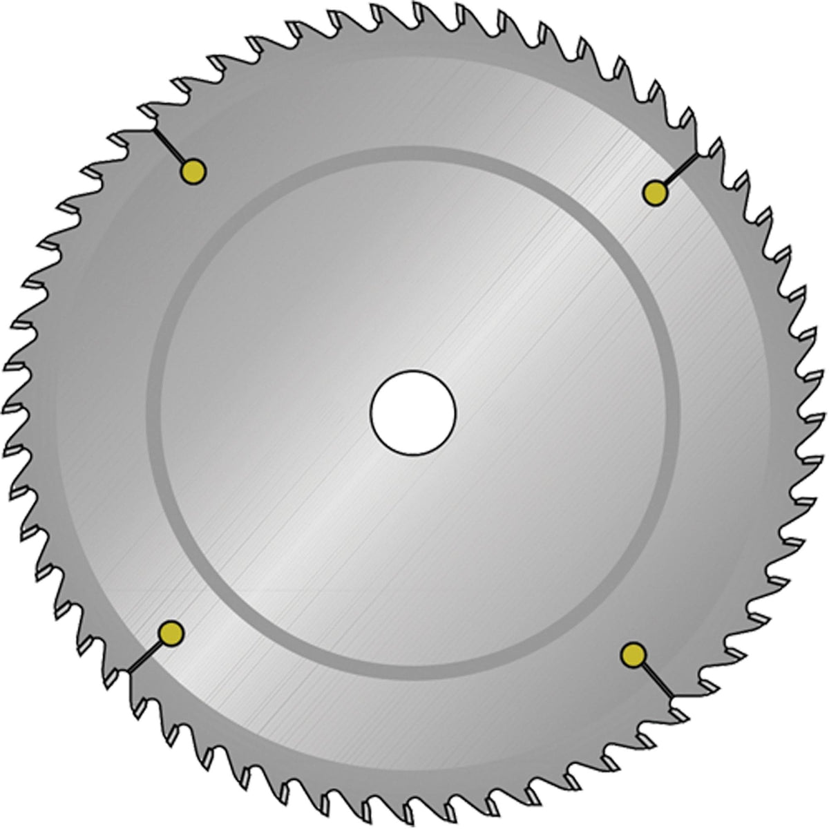 Industrial Saw Blade - Chipboard, 16", 80 Teeth, Laminate Use