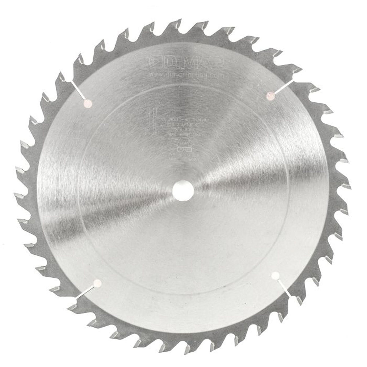 Industrial Saw Blade - Crosscut Thin Kerf, 10", 40 Teeth, Wood Use